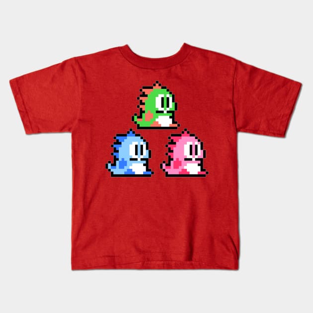 Bobble Dragons! Kids T-Shirt by ideeddido2
